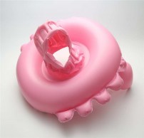 Детский круг надувной в виде крабике с сиденьямями фото